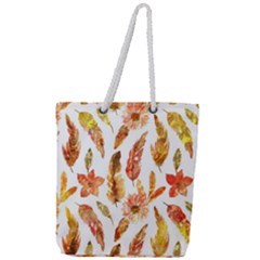 Hot Colors Nature Glimpse Full Print Rope Handle Tote (large) by ConteMonfrey