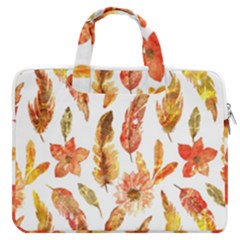 Hot Colors Nature Glimpse Macbook Pro 16  Double Pocket Laptop Bag  by ConteMonfrey