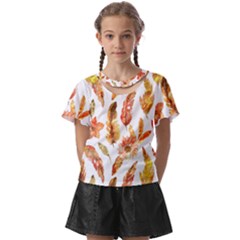 Hot Colors Nature Glimpse Kids  Front Cut Tee by ConteMonfrey