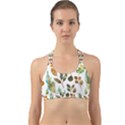 Leaves And Feathers - Nature Glimpse Back Web Sports Bra View1