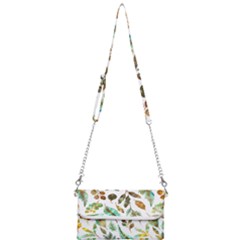 Leaves And Feathers - Nature Glimpse Mini Crossbody Handbag by ConteMonfrey