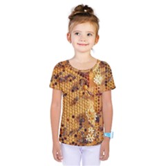 Insect Macro Honey Bee Animal Kids  One Piece Tee