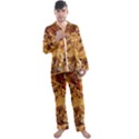 Insect Macro Honey Bee Animal Men s Long Sleeve Satin Pajamas Set View1