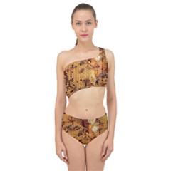 Insect Macro Honey Bee Animal Spliced Up Two Piece Swimsuit by Wegoenart