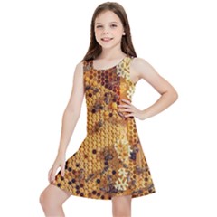 Insect Macro Honey Bee Animal Kids  Lightweight Sleeveless Dress