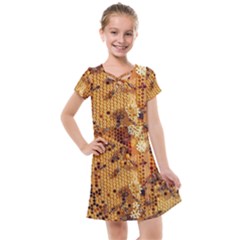 Insect Macro Honey Bee Animal Kids  Cross Web Dress