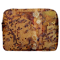 Insect Macro Honey Bee Animal Make Up Pouch (Large)