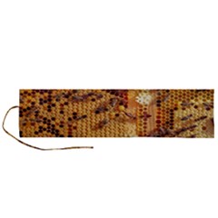 Insect Macro Honey Bee Animal Roll Up Canvas Pencil Holder (L)
