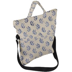 Mermaids Are Real Fold Over Handle Tote Bag by ConteMonfrey