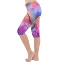 Unicorn Clouds Lightweight Velour Cropped Yoga Leggings View2