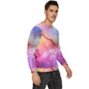 Unicorn Clouds Men s Fleece Sweatshirt View3