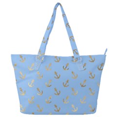 Gold Anchors Long Live   Full Print Shoulder Bag by ConteMonfrey