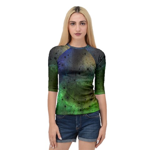 Tye Dye Vibing Quarter Sleeve Raglan Tee by ConteMonfrey