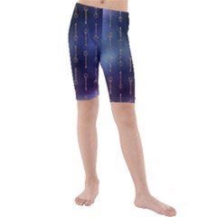 Trident On Blue Ocean  Kids  Mid Length Swim Shorts by ConteMonfrey