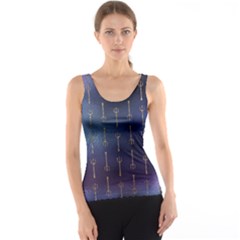 Trident On Blue Ocean  Tank Top by ConteMonfrey