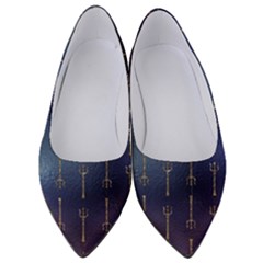 Trident On Blue Ocean  Women s Low Heels by ConteMonfrey