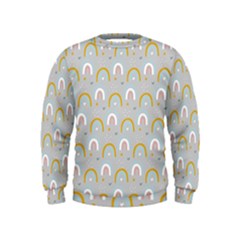 Rainbow Pattern Kids  Sweatshirt by ConteMonfrey