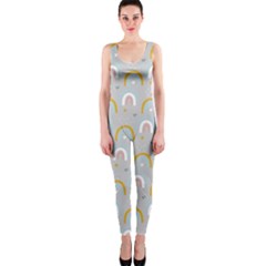 Rainbow Pattern One Piece Catsuit