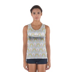 Rainbow Pattern Sport Tank Top  by ConteMonfrey