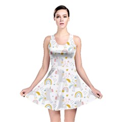 Unicorns Rainbow Reversible Skater Dress