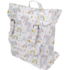 Unicorns rainbow Buckle Up Backpack