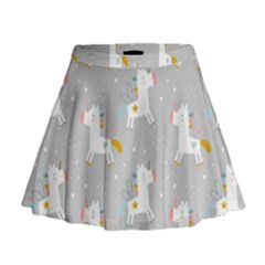 Cute Unicorns Mini Flare Skirt by ConteMonfrey