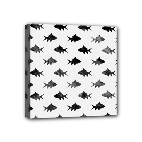 Cute Small Sharks   Mini Canvas 4  X 4  (stretched) by ConteMonfrey