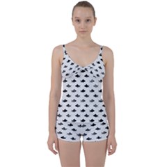 Cute Small Sharks   Tie Front Two Piece Tankini by ConteMonfrey