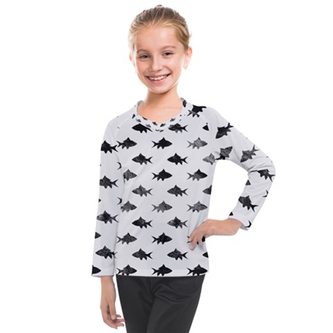 Cute Small Sharks   Kids  Long Mesh Tee by ConteMonfrey