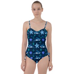 Whale And Starfish  Sweetheart Tankini Set by ConteMonfrey