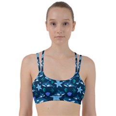 Whale And Starfish  Line Them Up Sports Bra by ConteMonfrey