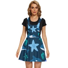 Whale And Starfish  Apron Dress by ConteMonfrey