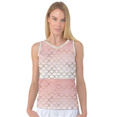 Mermaid Ombre Scales  Women s Basketball Tank Top by ConteMonfrey