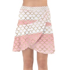 Mermaid Ombre Scales  Wrap Front Skirt by ConteMonfrey