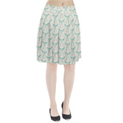 Blue Mermaid Tail Clean Pleated Skirt by ConteMonfrey