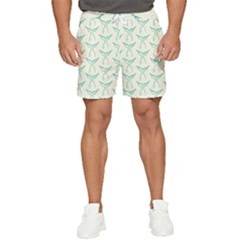 Blue Mermaid Tail Clean Men s Runner Shorts