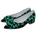 Blue Mermaid Tail Black Women s Bow Heels View2