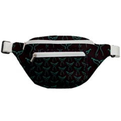 Blue Mermaid Tail Black Neon Fanny Pack