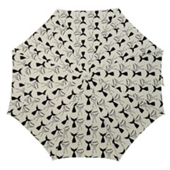 Black And White Mermaid Tail Straight Umbrellas