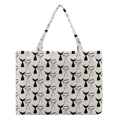 Black And White Mermaid Tail Medium Tote Bag by ConteMonfrey