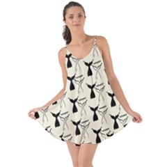 Black And White Mermaid Tail Love The Sun Cover Up by ConteMonfrey