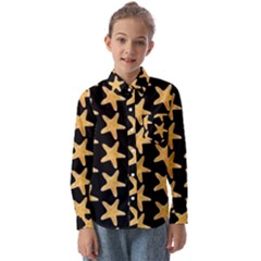 Starfish Minimalist  Kids  Long Sleeve Shirt