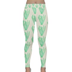 Watercolor Seaweed Classic Yoga Leggings