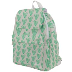 Watercolor Seaweed Top Flap Backpack by ConteMonfrey
