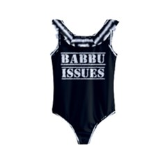 Babbu Issues   Kids  Frill Swimsuit by ConteMonfrey