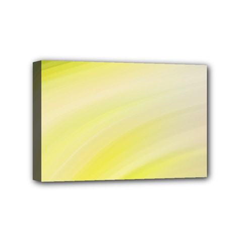 Gradient green yellow Mini Canvas 6  x 4  (Stretched)