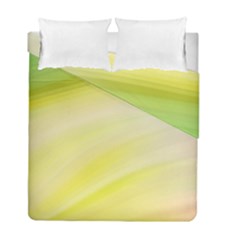 Gradient Green Yellow Duvet Cover Double Side (full/ Double Size) by ConteMonfrey