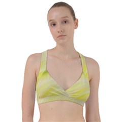 Gradient green yellow Sweetheart Sports Bra