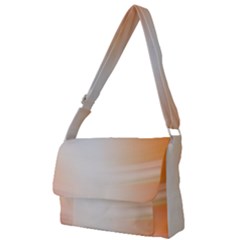 Gradient Purple, Orange, Blue Full Print Messenger Bag (l) by ConteMonfrey