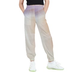 Gradient Purple, Orange, Blue Kids  Elastic Waist Pants by ConteMonfrey